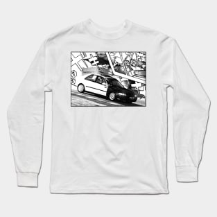 JDM Civic in Laguna Seca T-Shirt Manga Edition Long Sleeve T-Shirt